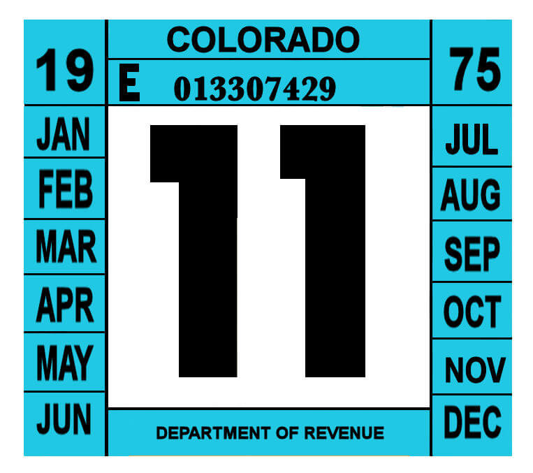 (image for) 1975 Colorado Inspection Sticker